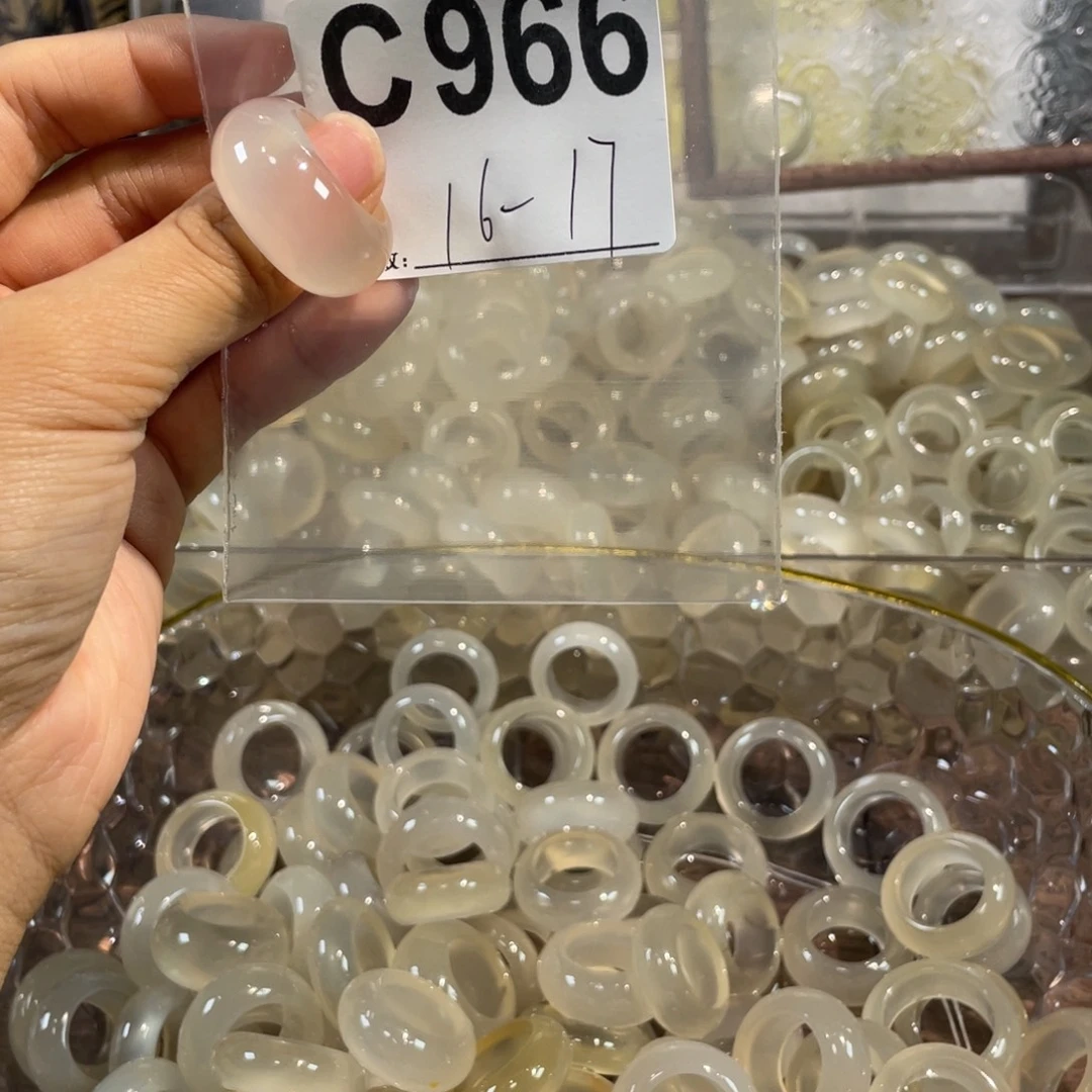 玛瑙/玉髓未镶嵌戒指966