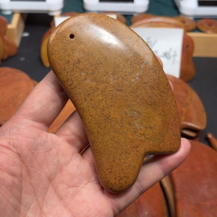 红砭石刮痧板2117