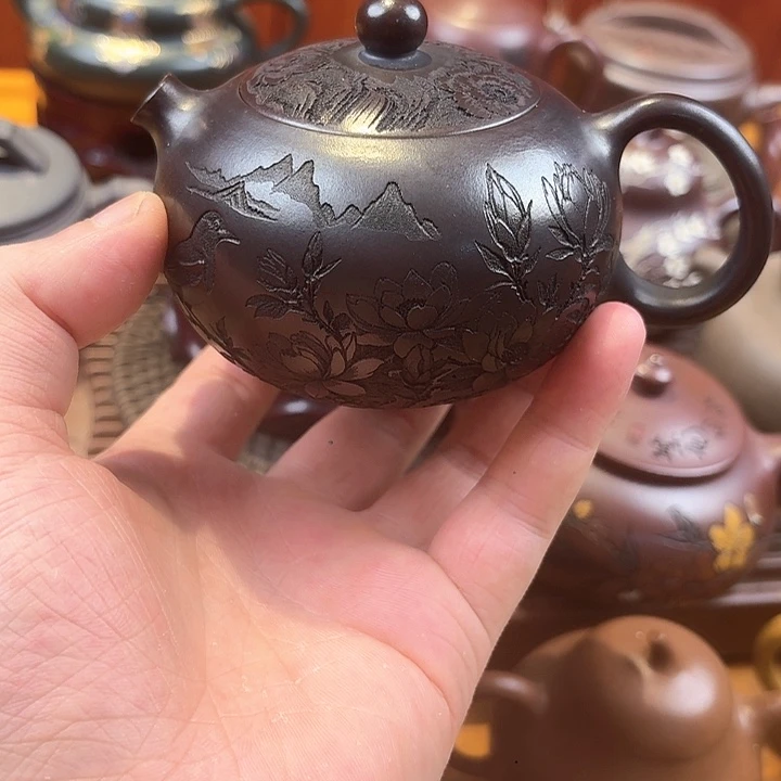 茶壶紫砂正品一个