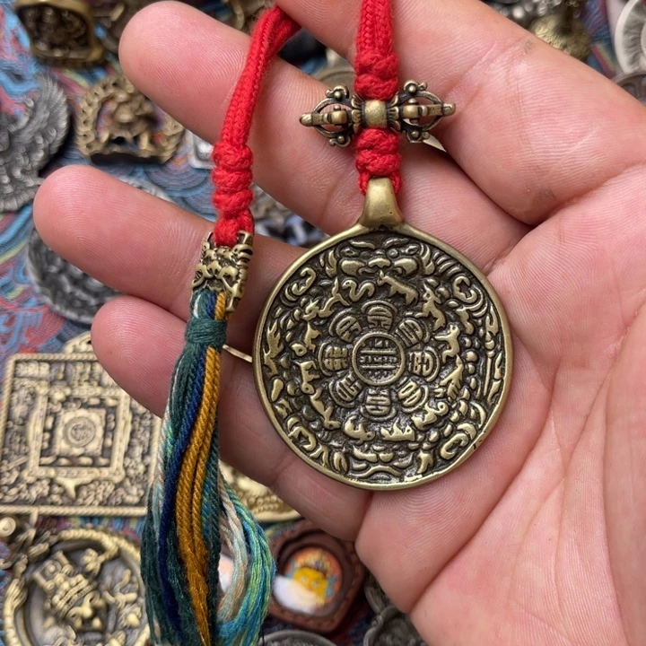 藏式风格九宫八卦牌