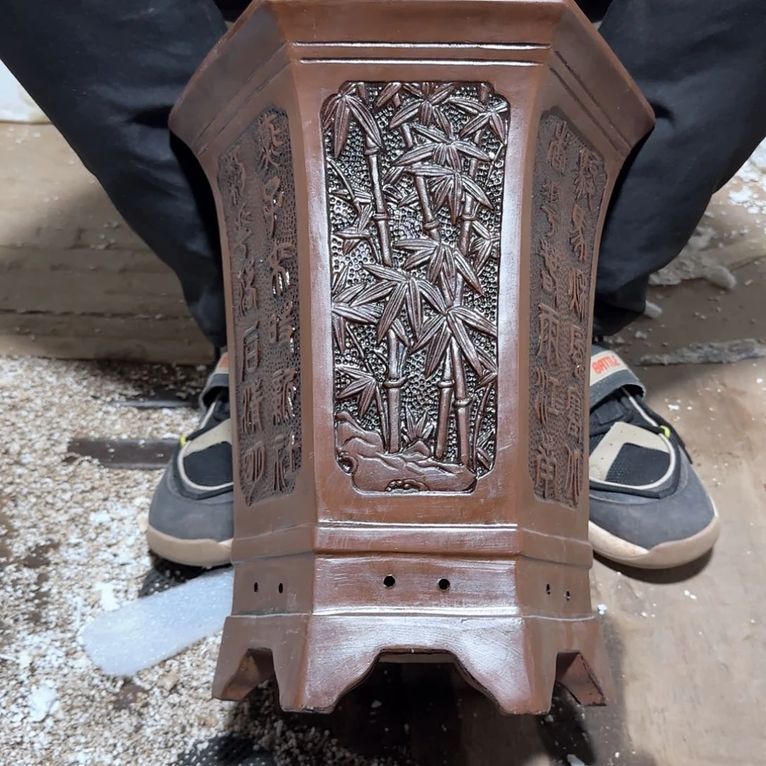 紫砂花盆口径24 20高度30