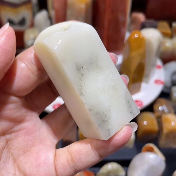 寿山石印石素章印章