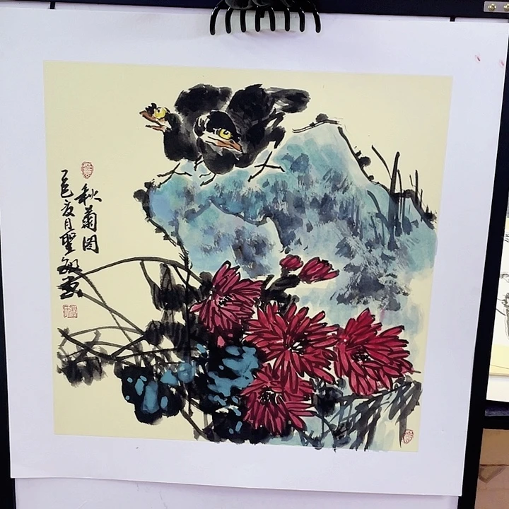国画张圣敏先生纯手绘作品
