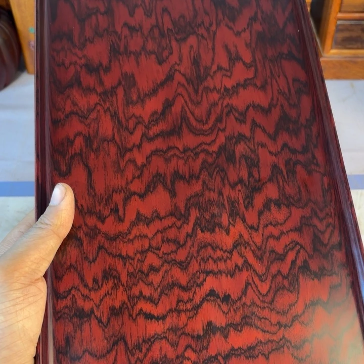 木红酸枝独板托盘