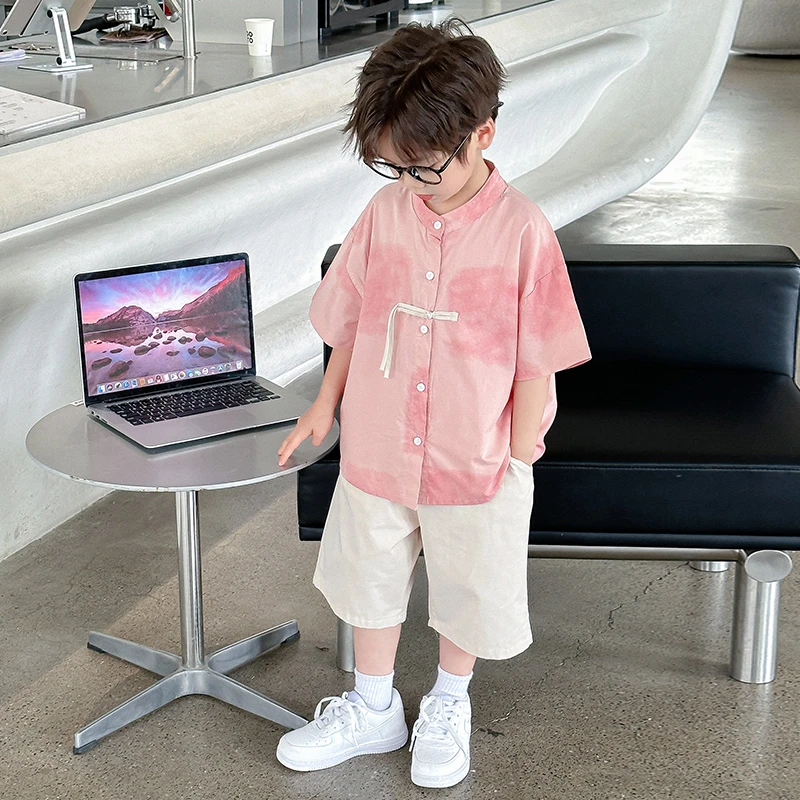 男童汉服新中式夏季2025新款小儿童古风帅气宝宝日常古装改良薄款