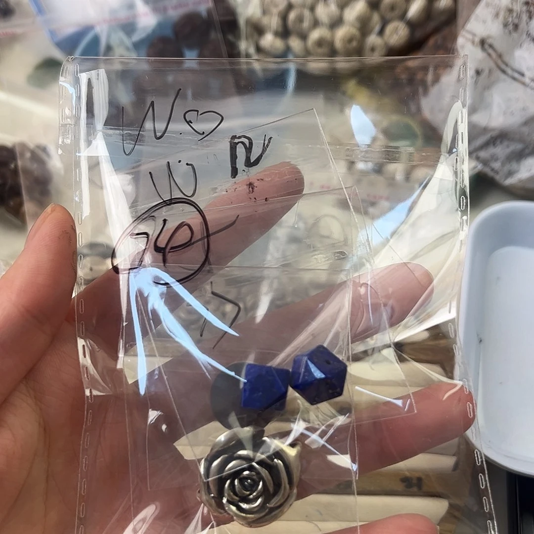 无925银爱心的配件