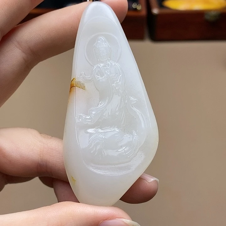 和田玉挂件未镶嵌F