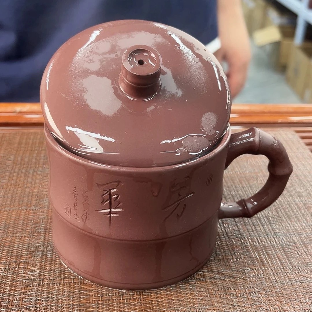 茶杯紫砂原矿紫砂