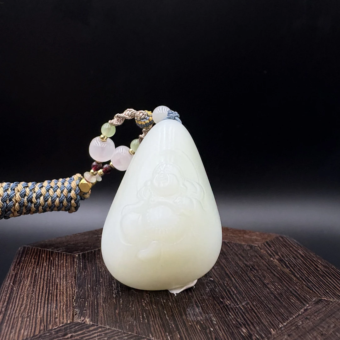 和田玉佛公吊坠、经典简约通勤款、701080#顺丰包邮