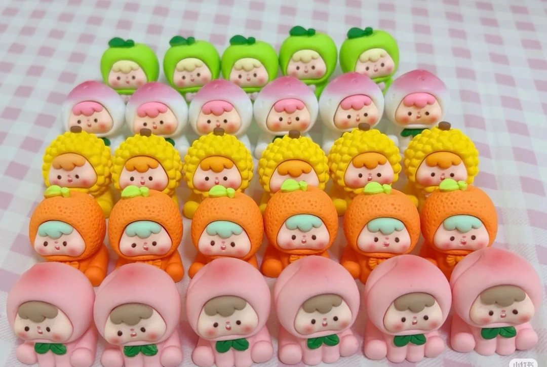 【九宫格 许愿 对碰】新款二代水果崽崽磨砂款 3×4大崽