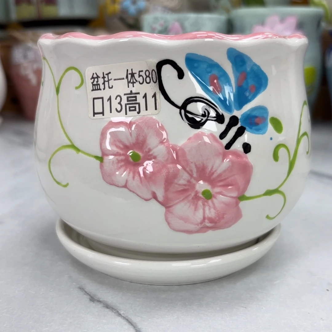 @夏西陶瓷花盆@@5580