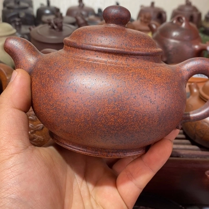 紫砂茶壶肥**腻精工制作
