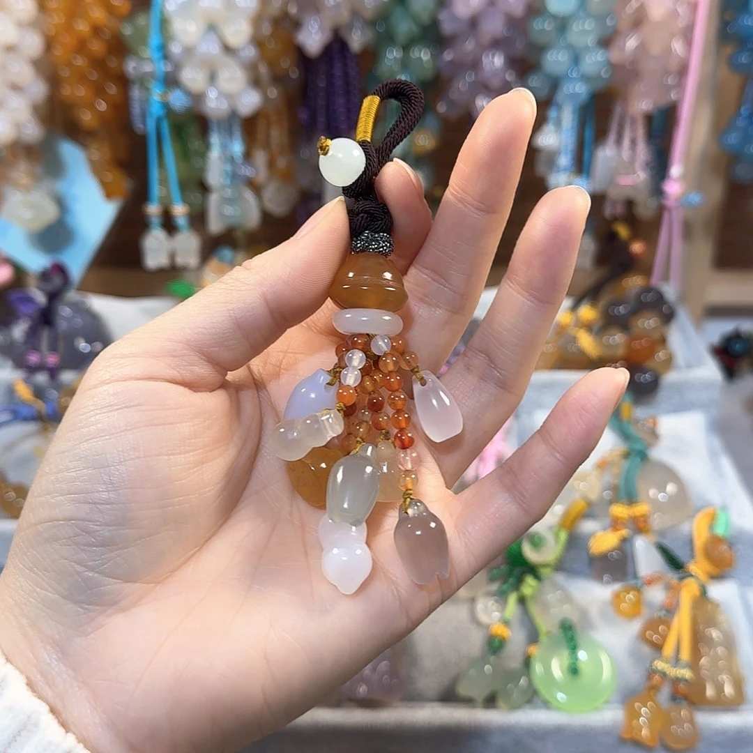 玛瑙/玉髓挂件福利款未镶嵌揽***_