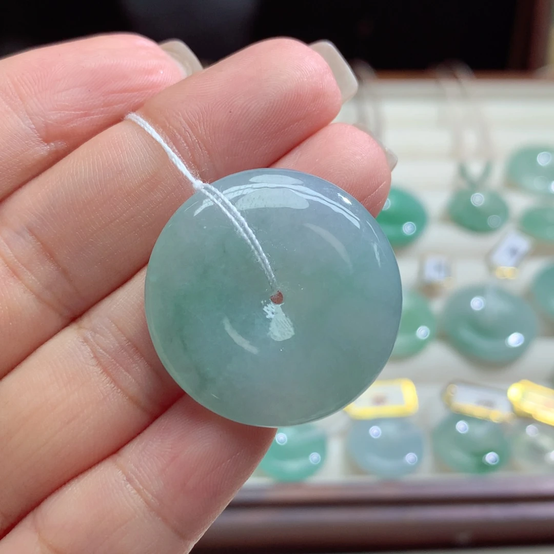 颈饰未镶嵌翡翠天然翡翠