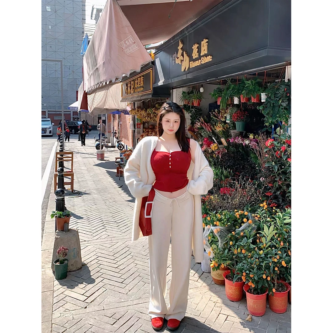 练习室卫裤!!!【直筒腿+V型腰!!·“Kpop舞室裤”】长裤Z251PP2660