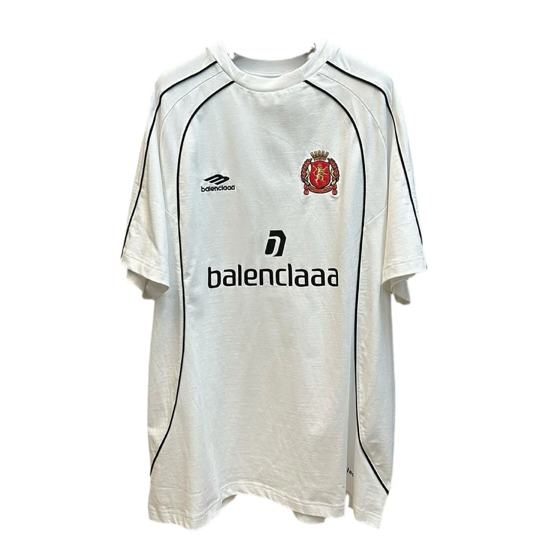 高版本巴黎BL家24ss新品10号多元素Os宽松版型情侣款短T袖联名