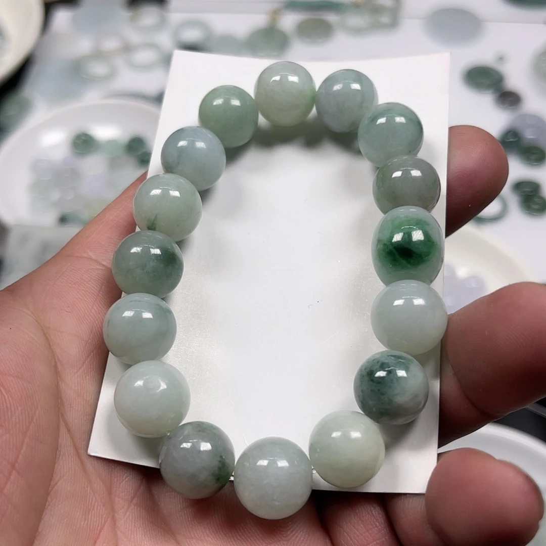 翡翠未镶嵌吊坠(不含链)天然翡翠手串