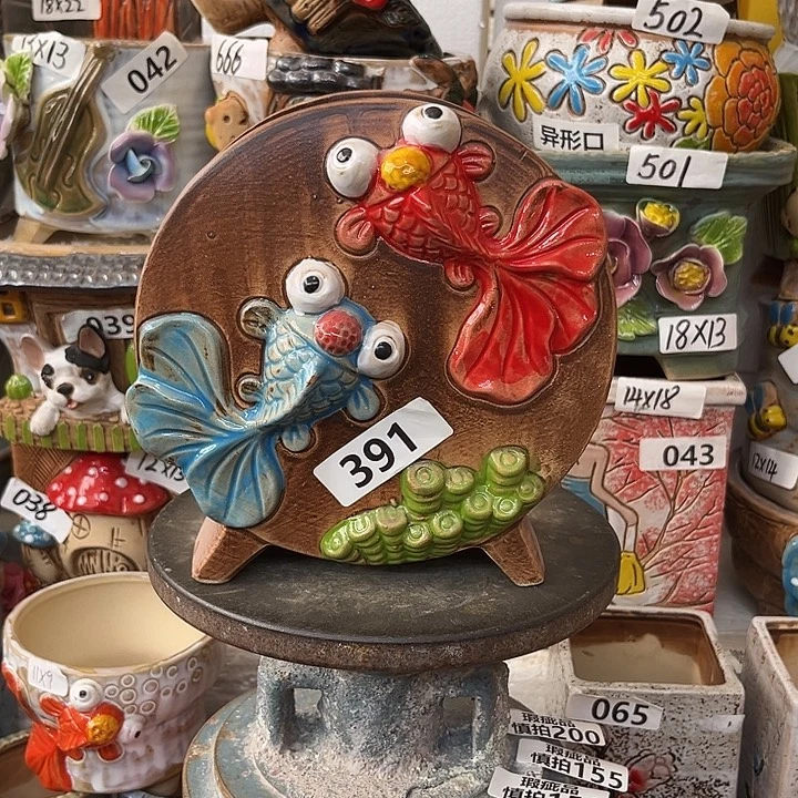 粗陶材质多肉花盆