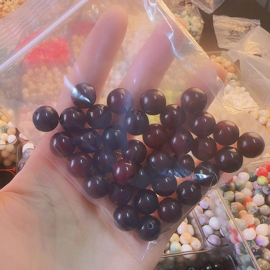 白玉菩提吊坠35颗朱砂供