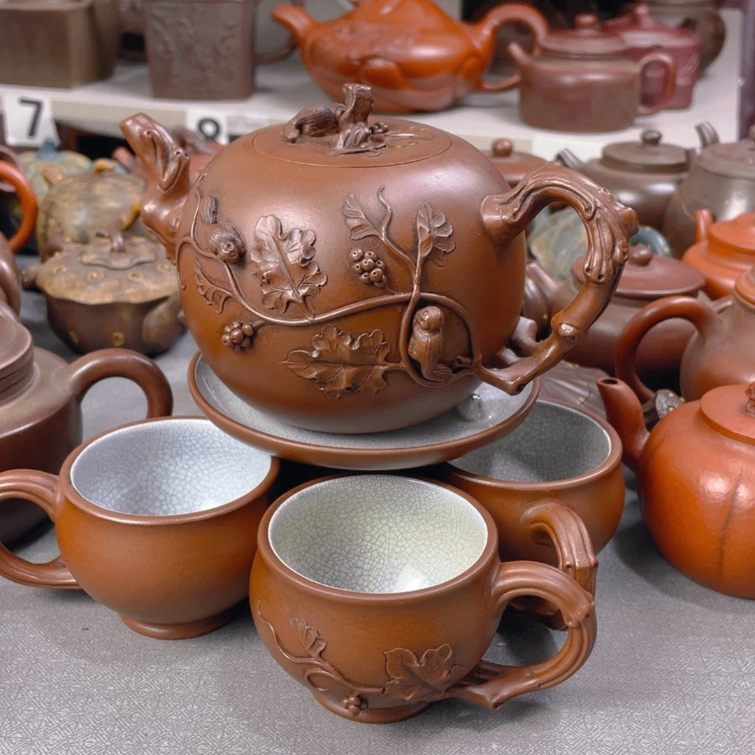 锦***昱茶壶紫砂紫砂壶泡茶