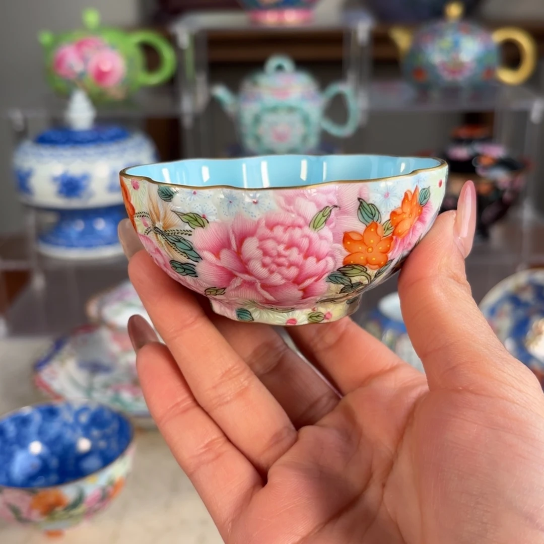 纯手工手绘 高端茶器