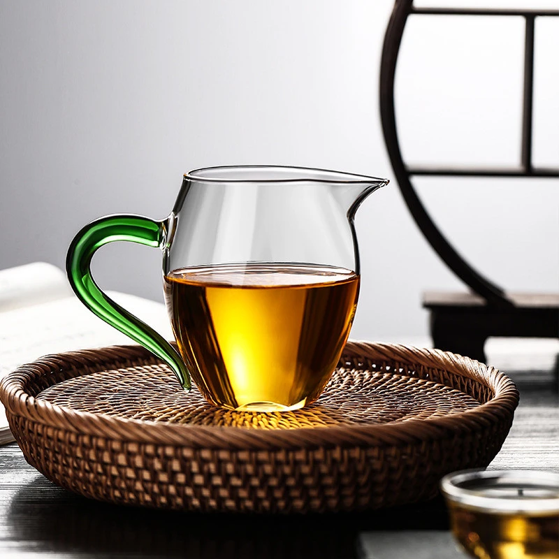 日式和器公道杯玻璃茶海网红功夫茶具加厚耐热分茶器高档泡茶茶具