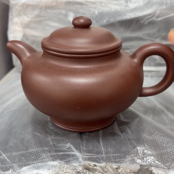 茶壶紫砂宜兴原矿老紫泥330