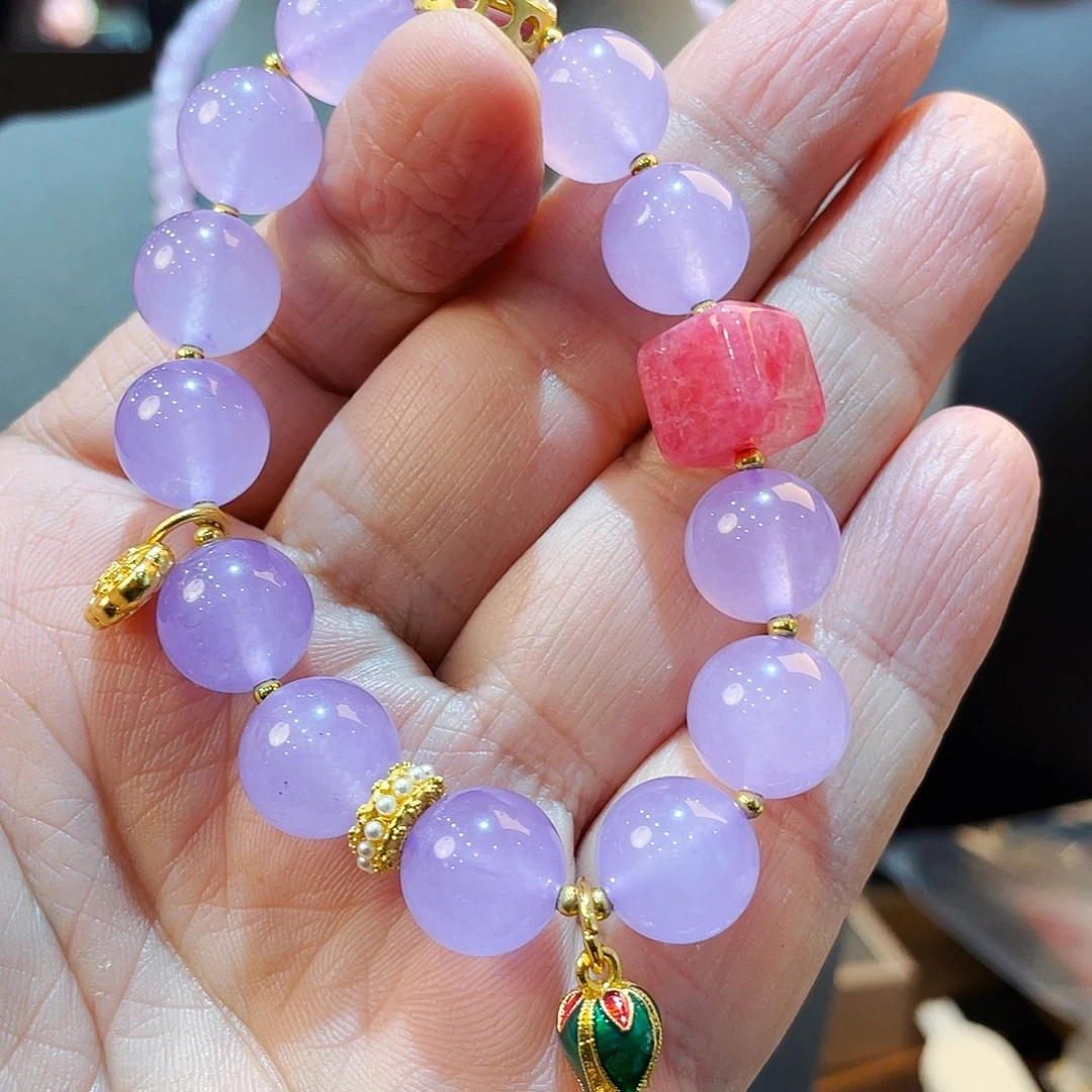 玛瑙/玉髓手链合金手串