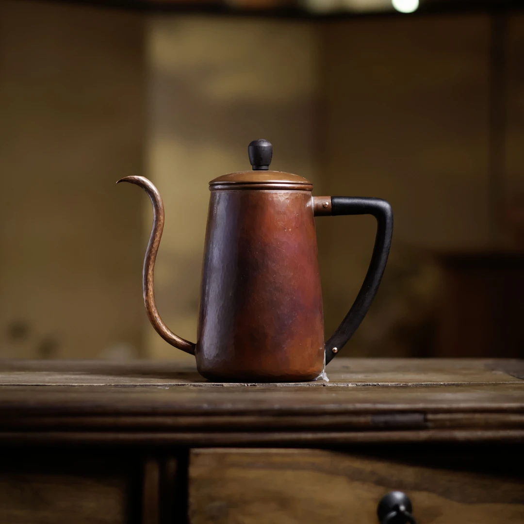 【喜器】斜口咖啡壶（春喜铜0324）