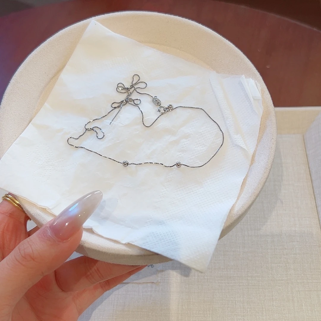 水晶手链未镶嵌万能链+定位珠