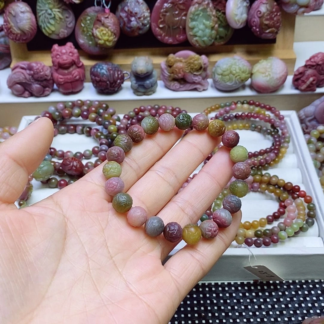 玛瑙/玉髓盐源玛瑙手串未镶嵌