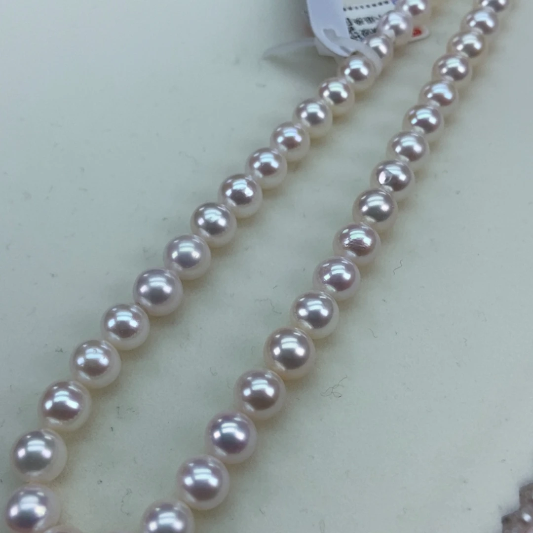 淡水珍珠8极强天女光媲美海水干净银S925镶嵌