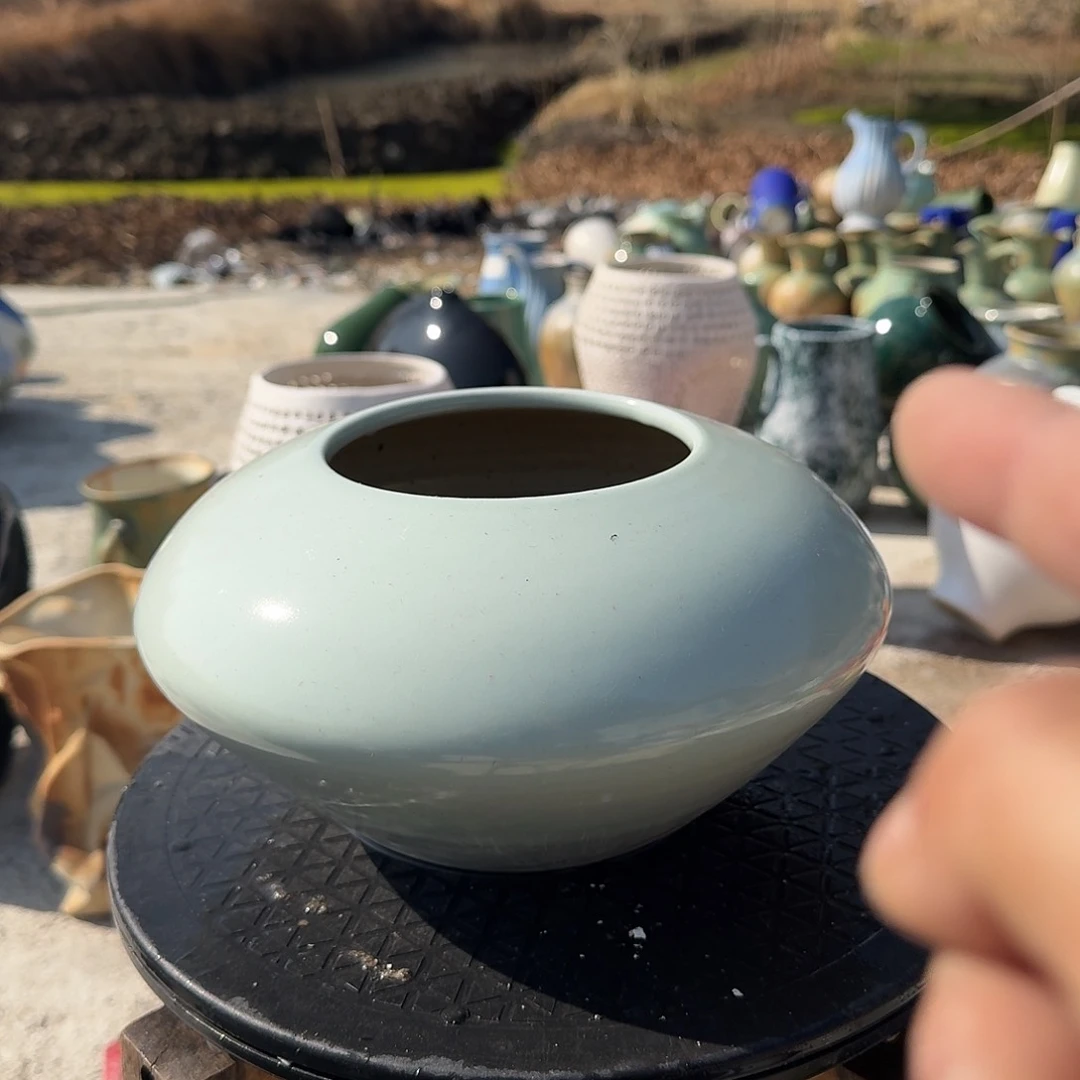 陶瓷微瑕景德镇手工花器