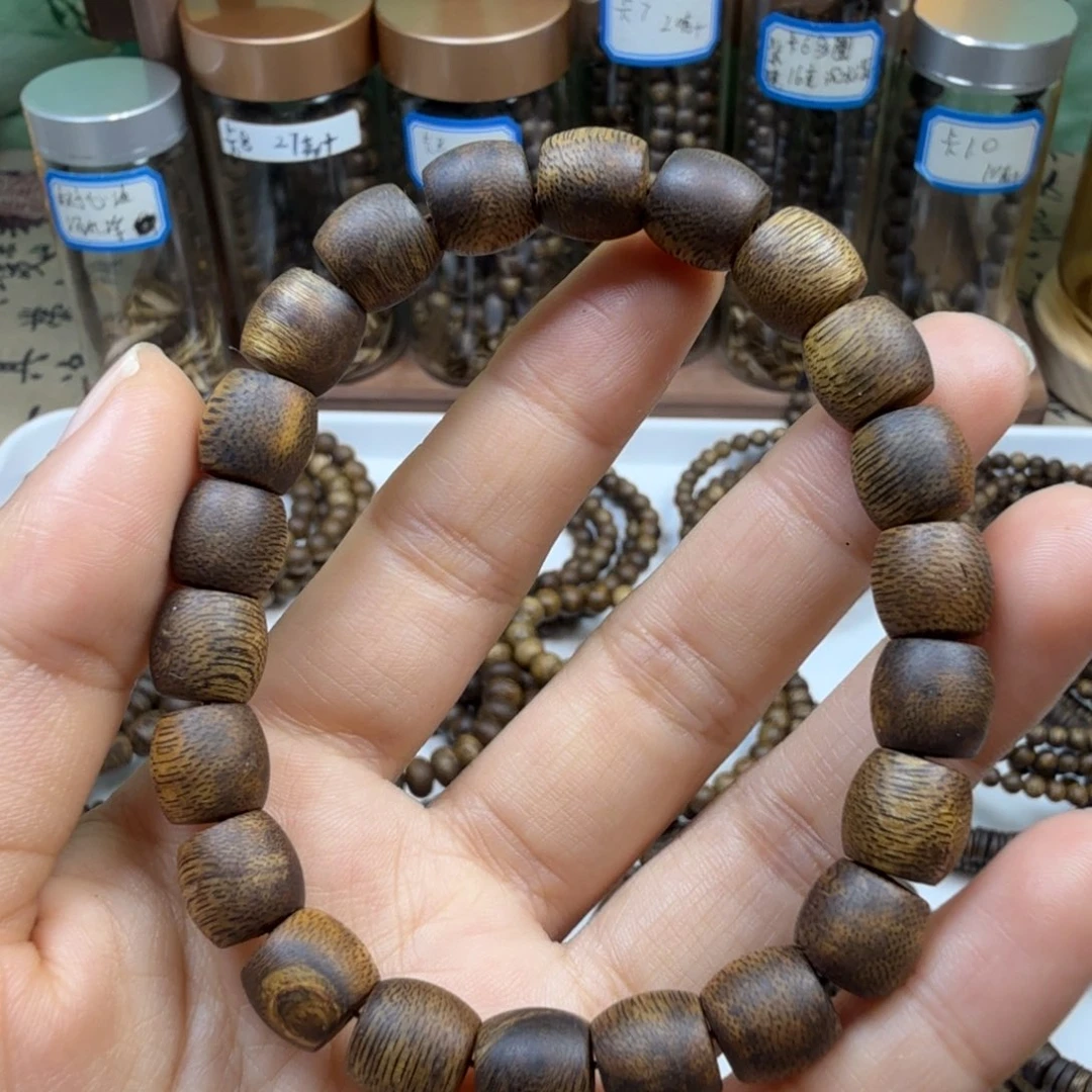 沉香碎屑沉香卡9鼓珠