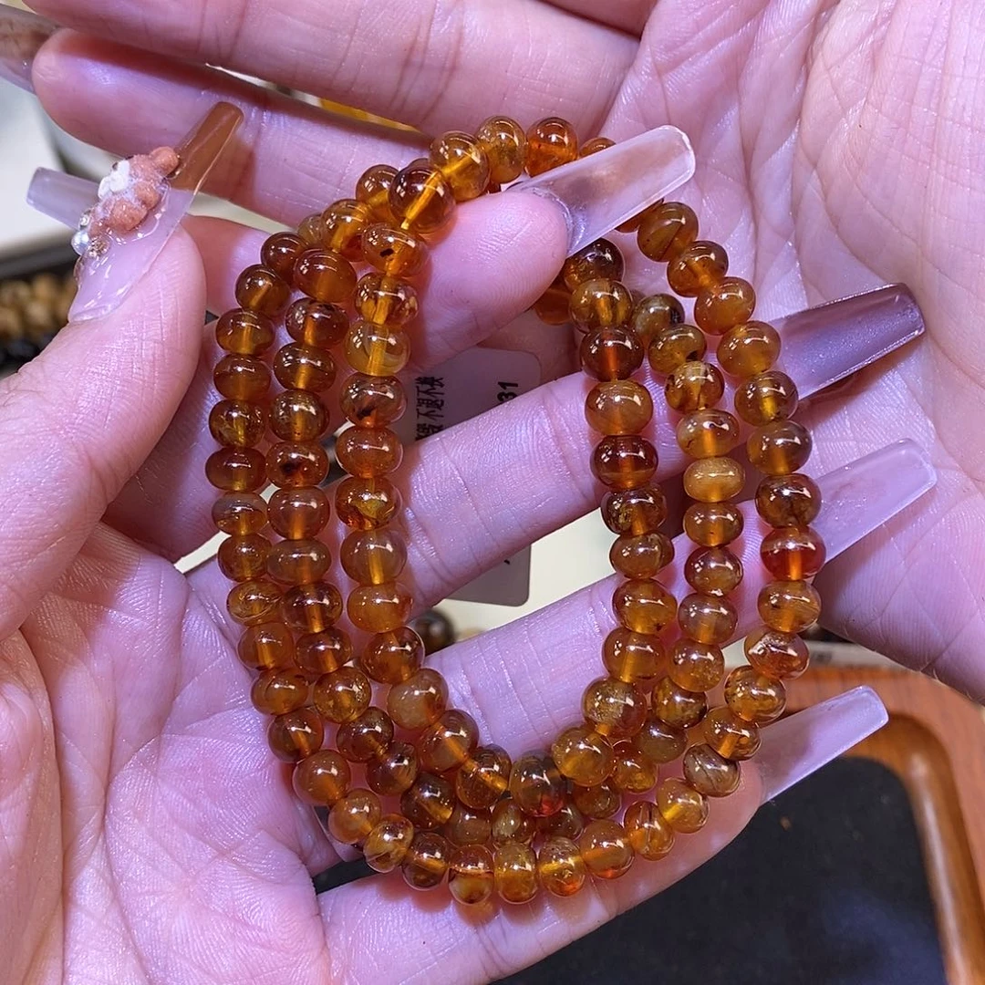 裸石琥珀未镶嵌6m蜜蜡