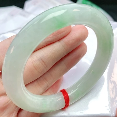 未镶嵌手镯翡翠57圆条880771