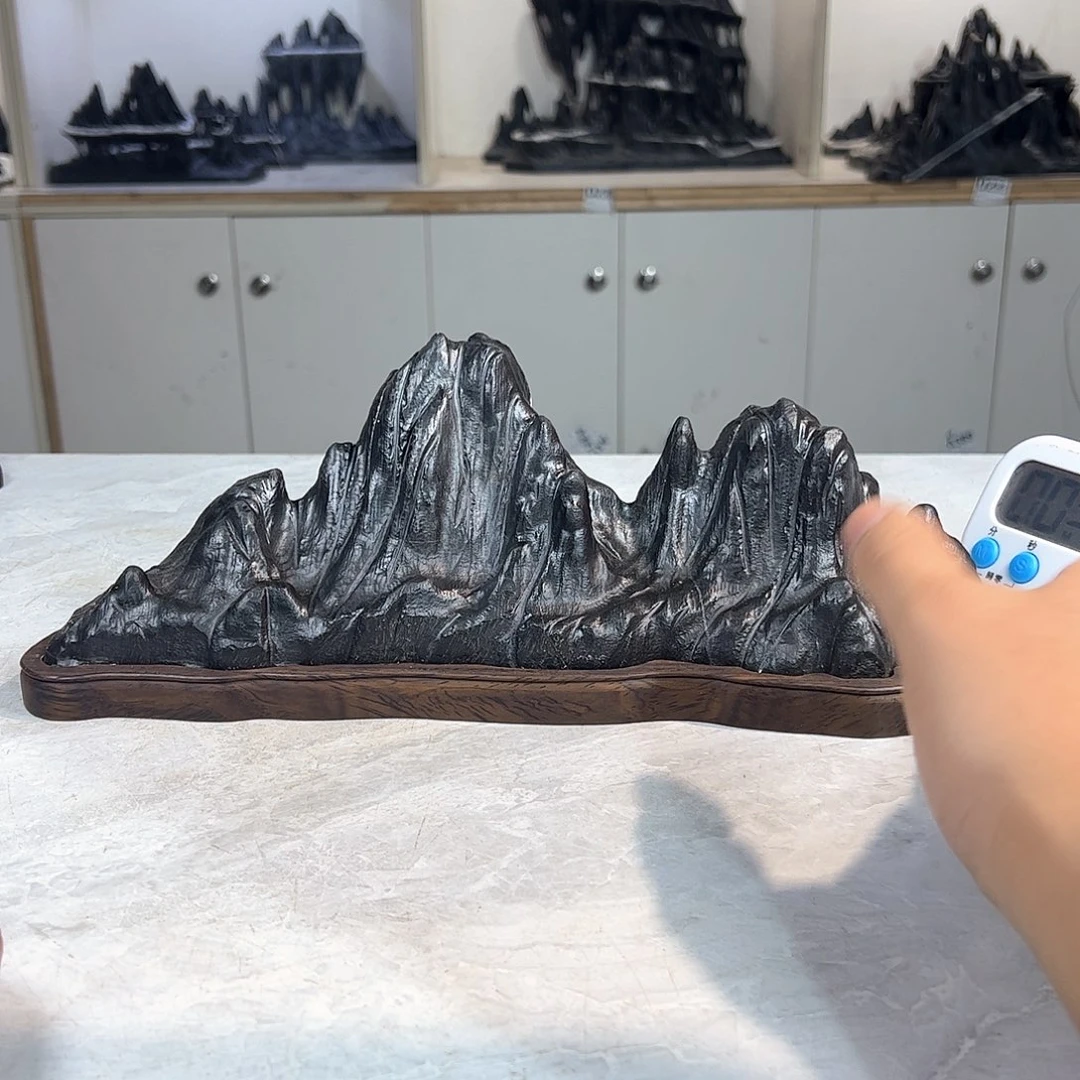 灵璧奇石博览会摆件渔****4