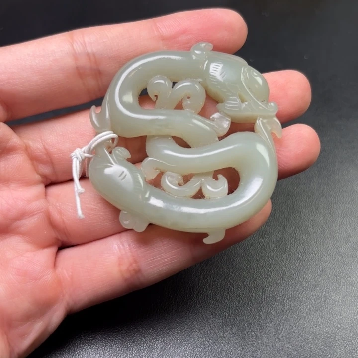 过***9和田玉未镶嵌挂件