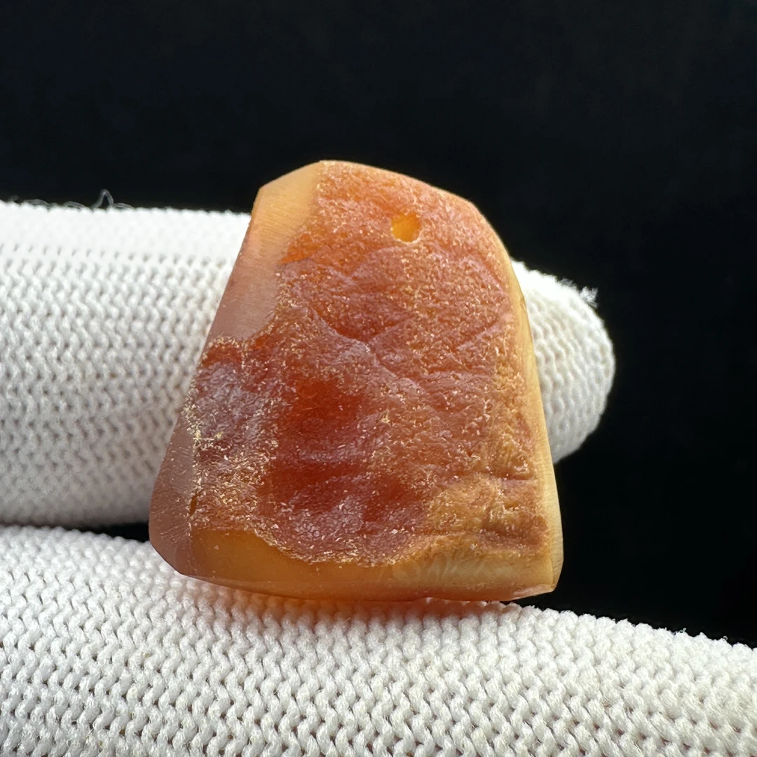 B5342天然原矿蜜蜡原皮吊坠20.8*22.8mm支持复检