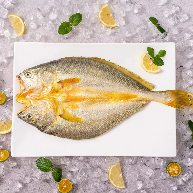 【礼盒】黄花鱼（大）鲜嫩肉质紧实鲜美1盒6条辽宁发货
