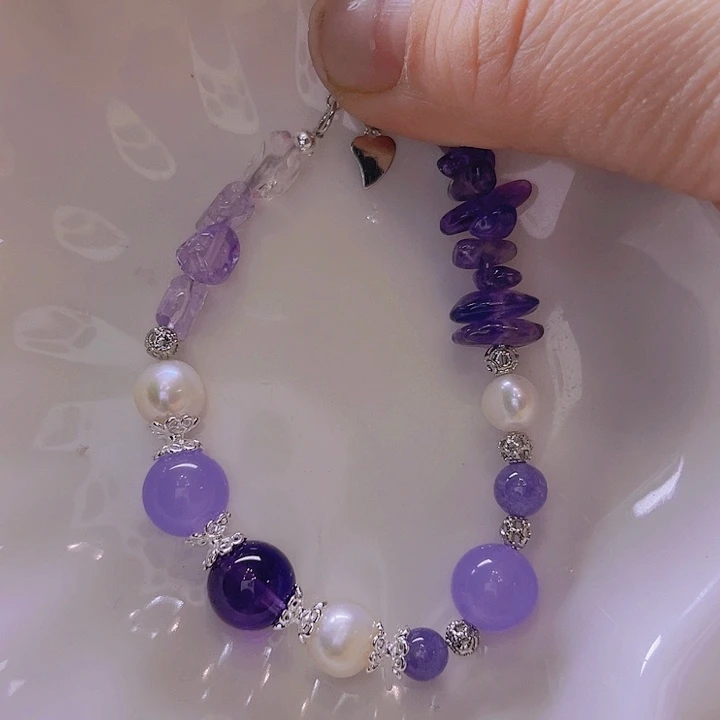 淡水珍珠手绳合金