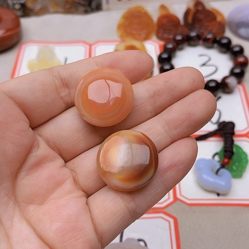 【闪购商品】玛瑙/玉髓未镶嵌珠宝半成品f****y