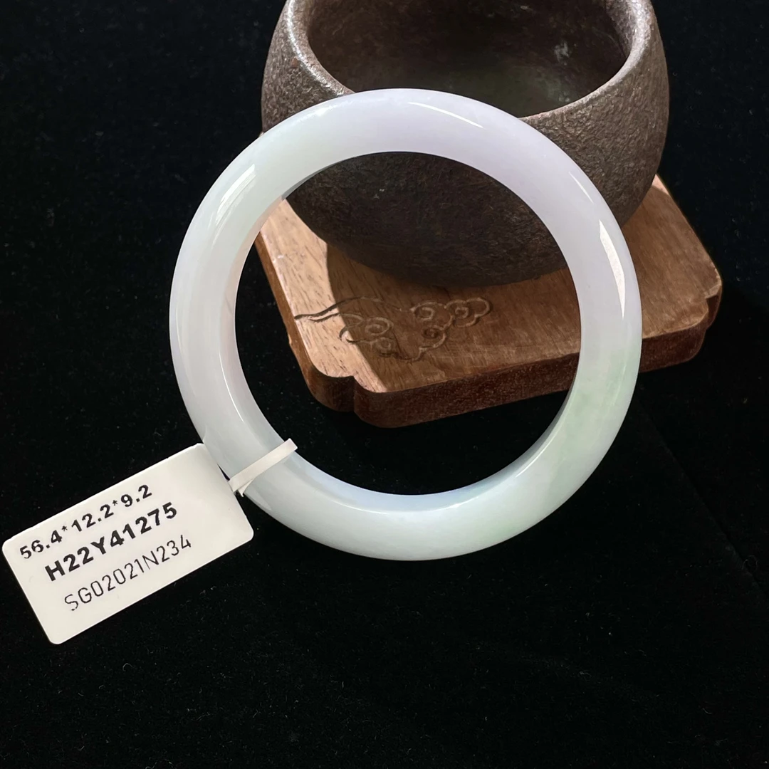 天然翡翠手镯 56+