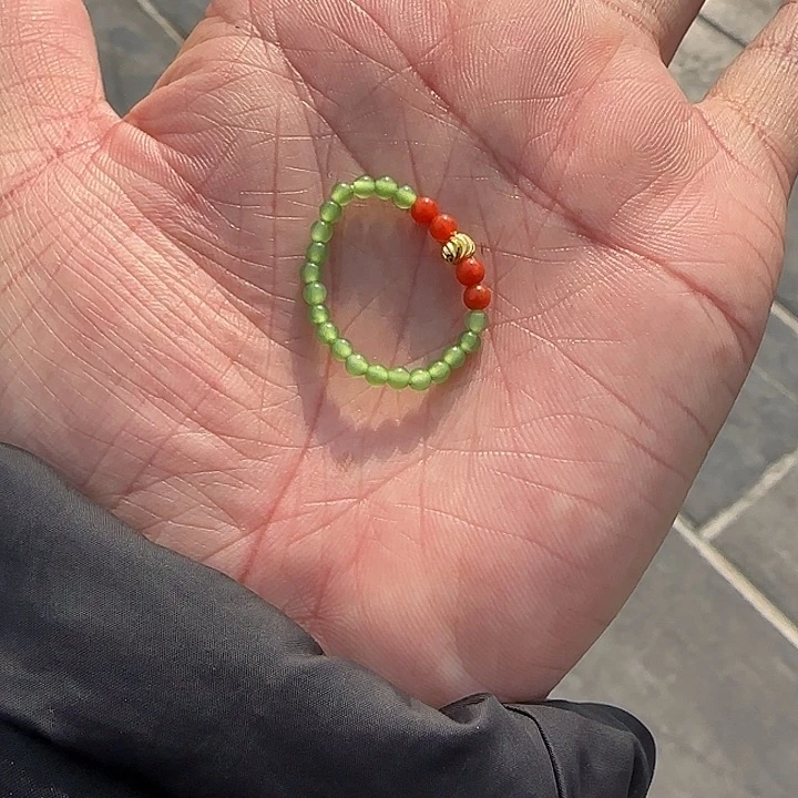 和田玉（碧玉）颈饰未镶嵌