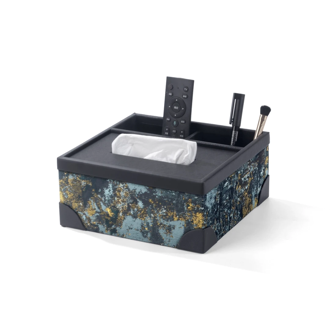 【栖珀Qipo】轻奢法式纸巾盒家用客厅新中式多功能遥控器一体抽纸盒