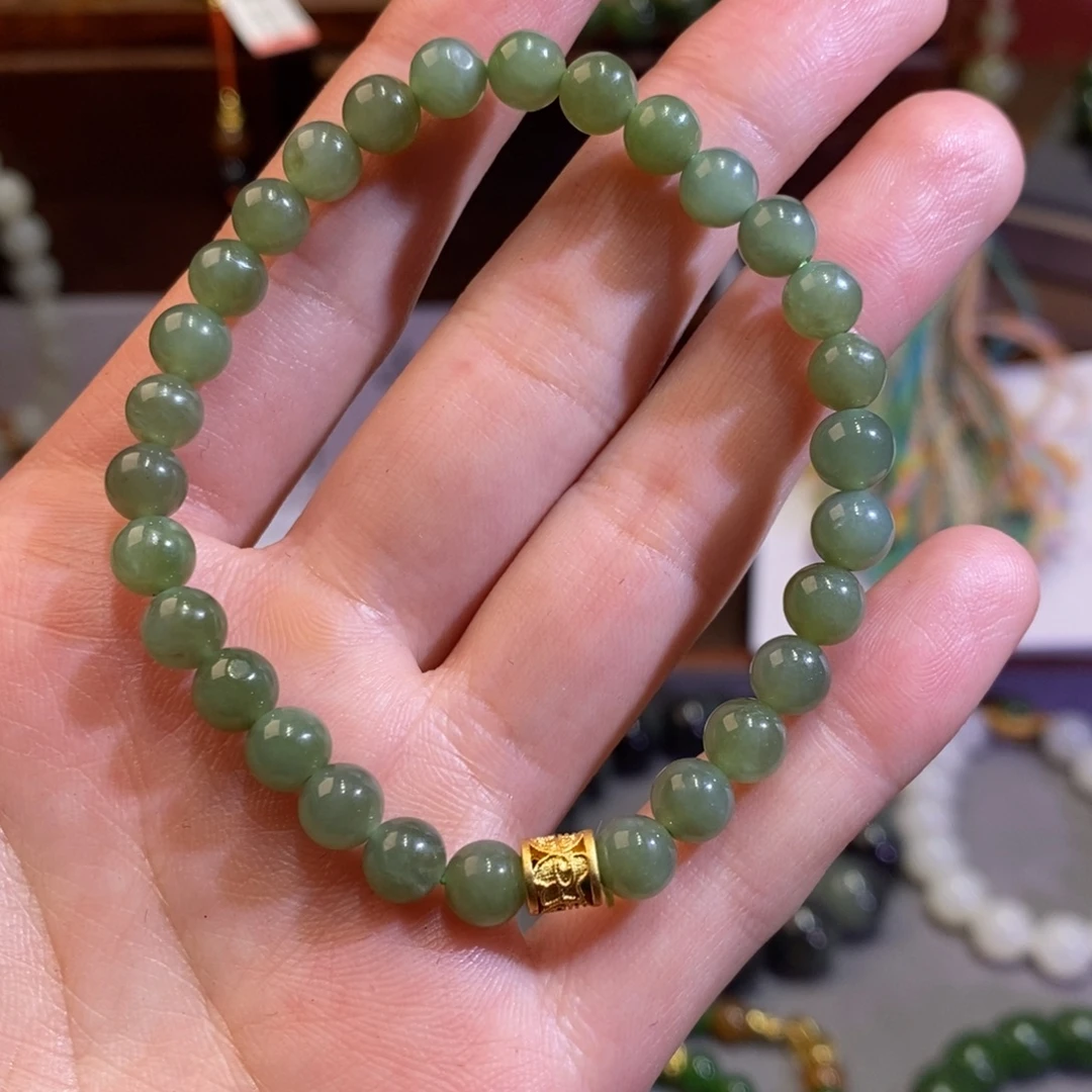 和田玉未镶嵌手链