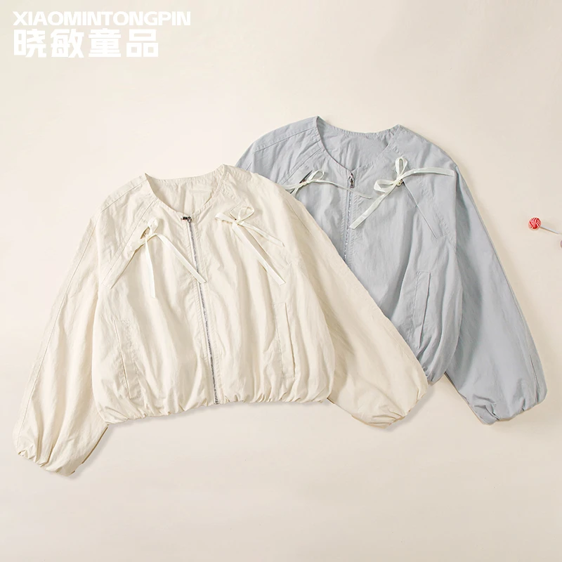 丝带蝴蝶结外套3C4978