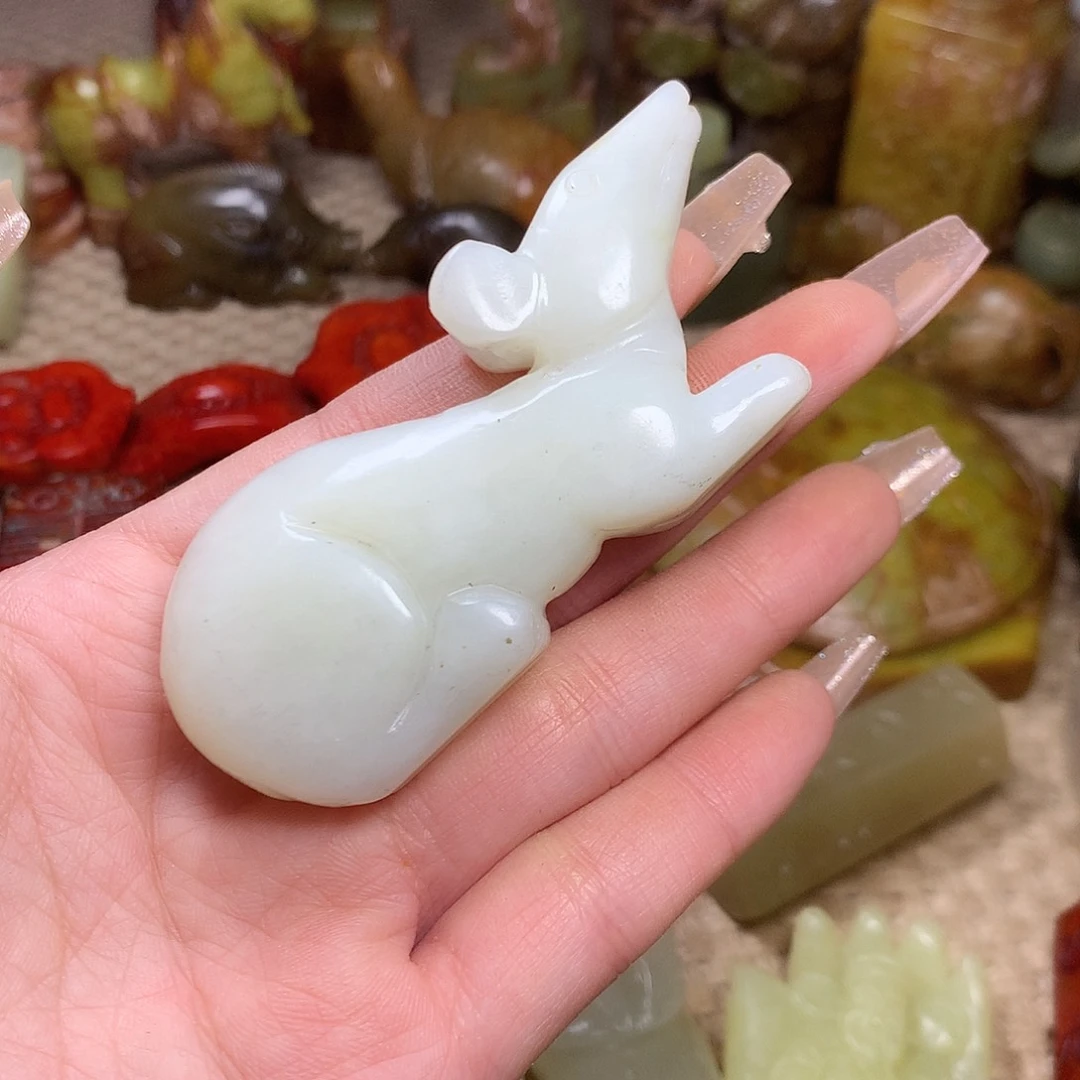 白玉菩提吊坠挂件