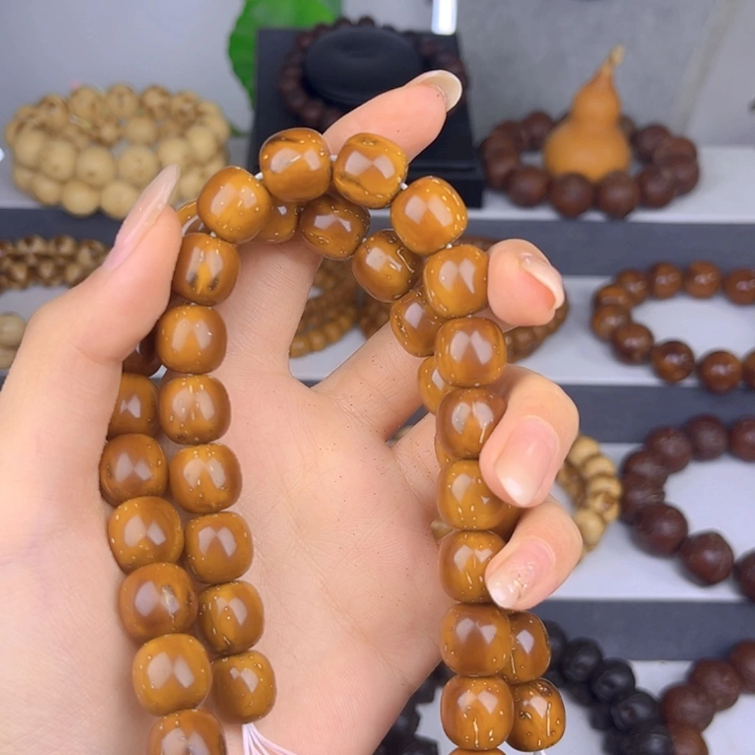 手串紫金鼠微瑕半实心老型12