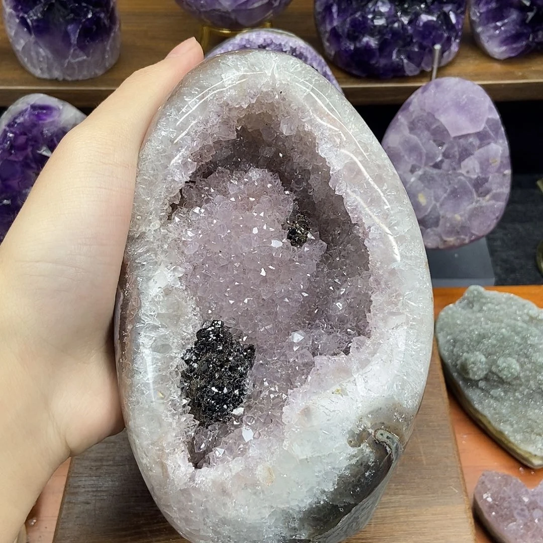 未镶嵌大型摆件（非配饰）紫晶